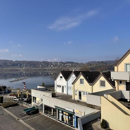 Gemutliche 93M2Fewo Mit 2 Schlafzimmern Und Seitlichem Seeblick Vom Balkon Scheid  Ngoại thất bức ảnh